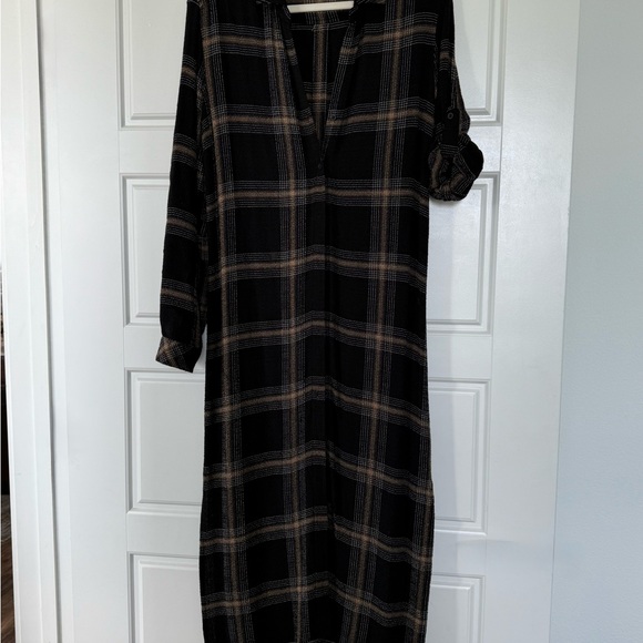 Anthropology Cloth & Stone Buttoned Duster/Dress - Picture 3 of 15